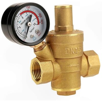 MIXHOME 1/2-zoll-bsp-druckregler-armaturen Aus Messing, Dn15-durchflussregelventil Für Den Hausgebrauch MIXHOME 1/2-zoll-bsp-druckregler-armaturen Aus Messing, Dn15-durchflussregelventil Für Den Hausgebrauch
