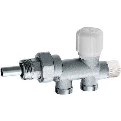 Far - Einrohr-thermostatventil Verchromt Für Heizkörper 1420 1/2' Far - Einrohr-thermostatventil Verchromt Für Heizkörper 1420 1/2'