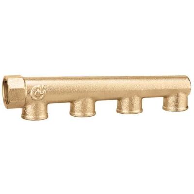 CALEFFI Messing-Verteiler mit 3/4" Anschlüssen - Heizung & Klimaanlage CALEFFI Messing-Verteiler mit 3/4" Anschlüssen - Heizung & Klimaanlage