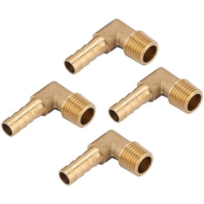HEAT 4 Stück Messing-winkel-schlauchanschluss Mit Außengewinde G1/4" 8 Mm HEAT 4 Stück Messing-winkel-schlauchanschluss Mit Außengewinde G1/4" 8 Mm