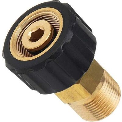 OEM Hochdruckreiniger-anschluss M22 15 Mm Innengewinde Auf M22 14 Mm Außengewinde – Robustes Messing – Druck Bis 4500 Psi – Schnelladapter OEM Hochdruckreiniger-anschluss M22 15 Mm Innengewinde Auf M22 14 Mm Außengewinde – Robustes Messing – Druck Bis 4500 Psi – Schnelladapter