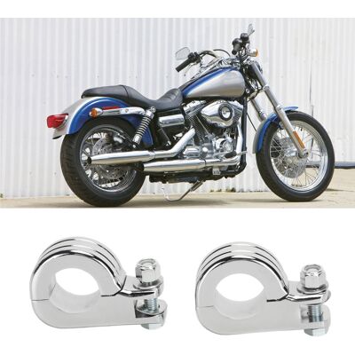 JUTE Universelle P-förmige Pedalstütze Für Motorradumbauten (paarweise Erhältlich) Für 1 1/4" 32mm Rennradlenker, Silber. JUTE Universelle P-förmige Pedalstütze Für Motorradumbauten (paarweise Erhältlich) Für 1 1/4" 32mm Rennradlenker, Silber.