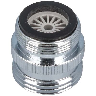 Tecuro - Mischdüse - Adapter Für Armaturen M24x1 Auf 3/4 Zoll, Verchromt Tecuro - Mischdüse - Adapter Für Armaturen M24x1 Auf 3/4 Zoll, Verchromt