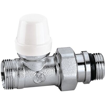 CALEFFI Modell 343 Chromed Rechter Anschlussventil - Detentore CALEFFI Modell 343 Chromed Rechter Anschlussventil - Detentore