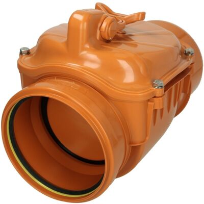 Airfit Rückstauklappe Dn 160, Rotbraunmit Zusätzlichem Handverschluss Airfit Rückstauklappe Dn 160, Rotbraunmit Zusätzlichem Handverschluss
