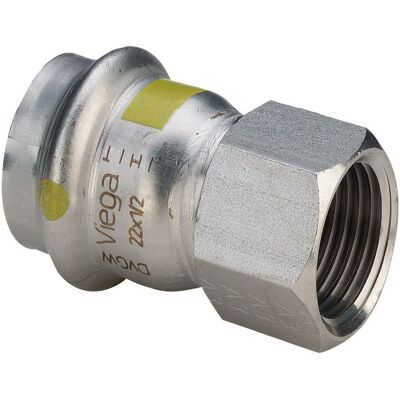Sanpress Inox G-übergangsstück 0212 (gas) In D18 X Rp3/4 Edelstahl - Viega Sanpress Inox G-übergangsstück 0212 (gas) In D18 X Rp3/4 Edelstahl - Viega