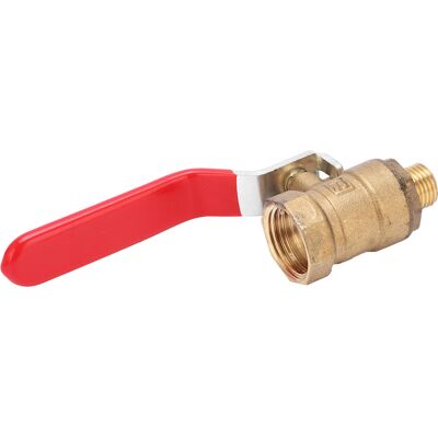 HEAT Kugelhahn Für Luftkompressoren, Kupferguss, 1/2"-innengewinde, 1/4"-außengewinde, Rohranschlusszubehör HEAT Kugelhahn Für Luftkompressoren, Kupferguss, 1/2"-innengewinde, 1/4"-außengewinde, Rohranschlusszubehör