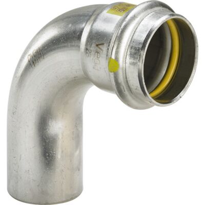 Bogen 90 Grad Sc Sanpress Inox G 0216.1 Für Gas In 22mm Edelstahl - Viega Bogen 90 Grad Sc Sanpress Inox G 0216.1 Für Gas In 22mm Edelstahl - Viega