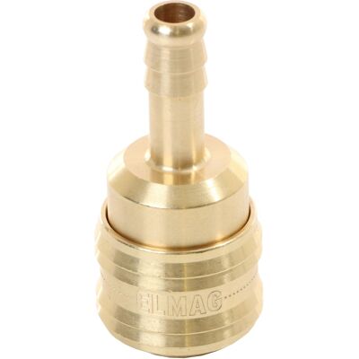 Elmag Kupplung Mit Schlauchtülle, 8 Mm, Messing Elmag Kupplung Mit Schlauchtülle, 8 Mm, Messing