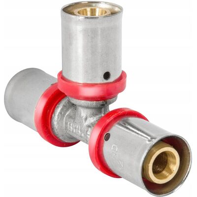 Diamond Pex T-stück 16x20x16 Press-crimped Diamond Pex T-stück 16x20x16 Press-crimped