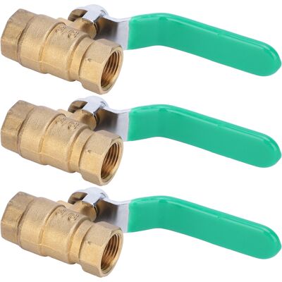 HEAT 3/8-zoll-kugelhahn Aus Messing, Doppelt Korrosionsbeständig, Innengewinde, Wasserrohr-kugelhahn HEAT 3/8-zoll-kugelhahn Aus Messing, Doppelt Korrosionsbeständig, Innengewinde, Wasserrohr-kugelhahn