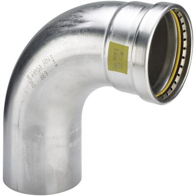 Viega Sanpress Inox G Xl-bogen 90 Grad, D 64,0mm Stahl Nichtrostend Modell 0216.1xl, 577513 Viega Sanpress Inox G Xl-bogen 90 Grad, D 64,0mm Stahl Nichtrostend Modell 0216.1xl, 577513