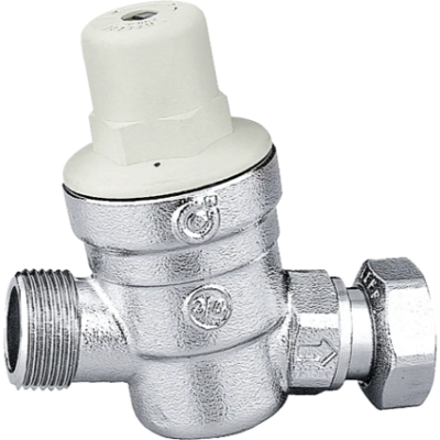 Schräger Druckminderer, Für Die Kesselsicherheit. Anschluss 3/4 "f Caleffi 533151 Verchromt Schräger Druckminderer, Für Die Kesselsicherheit. Anschluss 3/4 "f Caleffi 533151 Verchromt