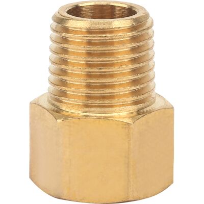 JUTE Industrieller Manometeradapter Aus Messing, Bspt-außengewinde Auf Npt-innengewinde JUTE Industrieller Manometeradapter Aus Messing, Bspt-außengewinde Auf Npt-innengewinde