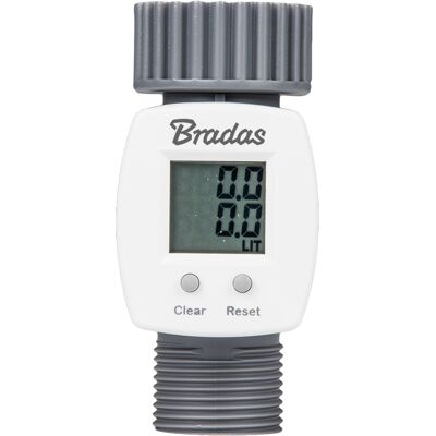 Bradas - Digitaler Wasserzähler 3/4" Lcd Wl-3110 Wasseruhr White Line Bradas - Digitaler Wasserzähler 3/4" Lcd Wl-3110 Wasseruhr White Line
