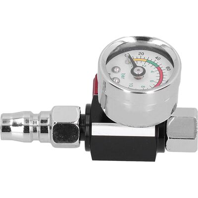 HEAT G1/4-zoll-gewinde-spritzpistolen-luftdruckregler, Druckregelventil, Manometer HEAT G1/4-zoll-gewinde-spritzpistolen-luftdruckregler, Druckregelventil, Manometer