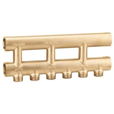Koplanar Abgesicherter Einseitiger Verteiler 3+3 Shunts Caleffi 357503 3/4' - 3+3 Koplanar Abgesicherter Einseitiger Verteiler 3+3 Shunts Caleffi 357503 3/4' - 3+3
