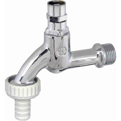 SCHLÖSSER ARMATUREN Js Auslaufventil Mit Schlauchver. Steckschl.-ot,1/2",poliert Chrom SCHLÖSSER ARMATUREN Js Auslaufventil Mit Schlauchver. Steckschl.-ot,1/2",poliert Chrom