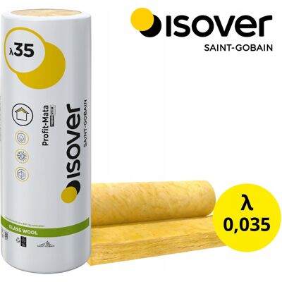 OEM Mineralwolle Isover Profit Mat 0,035 G 5 Cm 50 Mm Rolle - 14,40 M² OEM Mineralwolle Isover Profit Mat 0,035 G 5 Cm 50 Mm Rolle - 14,40 M²
