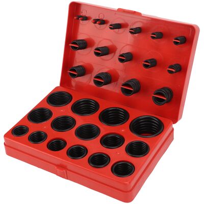 HEAT 347-teiliger O-ring-satz Aus Gummi, Universelles Sortiment An Unterlegscheiben Und Dichtungen Für Kfz-rohre, Armaturen Und Maschinen. HEAT 347-teiliger O-ring-satz Aus Gummi, Universelles Sortiment An Unterlegscheiben Und Dichtungen Für Kfz-rohre, Armaturen Und Maschinen.