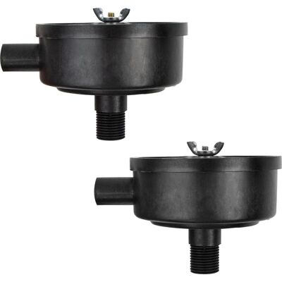 OEM Zubehör Für Schalldämpferfilter Für Luftkompressoren, 1/2" 20 Mm Außengewinde, Kunststoffgehäuse, Schalldämpferfilter Für Luftkompressoren Und Kessel, 2 Stück OEM Zubehör Für Schalldämpferfilter Für Luftkompressoren, 1/2" 20 Mm Außengewinde, Kunststoffgehäuse, Schalldämpferfilter Für Luftkompressoren Und Kessel, 2 Stück