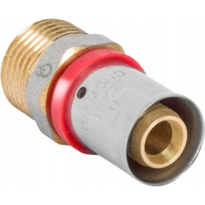 Diamond Pex-nippel 20x3/4 Gz Pressfit Diamond Pex-nippel 20x3/4 Gz Pressfit