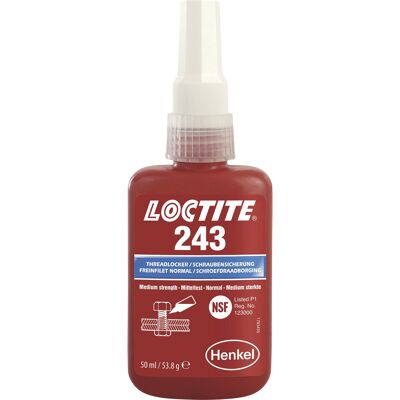243 1335884 Schraubensicherung Festigkeit: Mittel 50 Ml - Loctite 243 1335884 Schraubensicherung Festigkeit: Mittel 50 Ml - Loctite