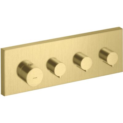 HANSGROHE Axor Starck Duschkollektion Thermostatmodul - Gebürstetes Messing HANSGROHE Axor Starck Duschkollektion Thermostatmodul - Gebürstetes Messing