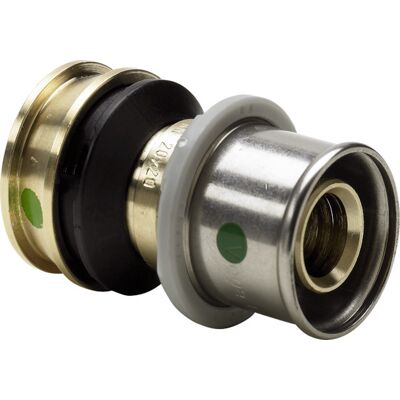 Viega - Bergangsmuffe Raxofix 5315.9 In 20mm X 20mm Siliziumbronze Viega - Bergangsmuffe Raxofix 5315.9 In 20mm X 20mm Siliziumbronze
