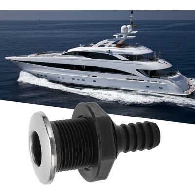 JUTE Marine-fittings, 3/4 Zoll Schwarzes Ablaufloch, Abdeckung Aus Edelstahl 316 (8751sab). JUTE Marine-fittings, 3/4 Zoll Schwarzes Ablaufloch, Abdeckung Aus Edelstahl 316 (8751sab).