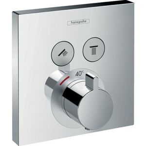 ShowerSelect Thermostat, Unterputz, 2 Verbraucher, 15763, Farbe: Chrom - 15763000 - Hansgrohe