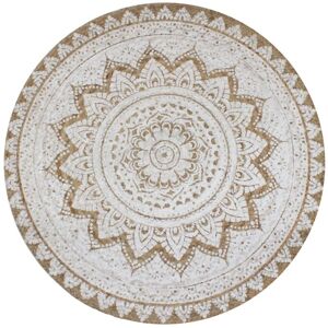 Teppich Jute Geflochten Bedruckt 120 Cm Rund Vidaxl Teppich Jute Geflochten Bedruckt 120 Cm Rund Vidaxl