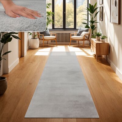 Paco Home - Teppich Wohnzimmer Kunstfell Plüsch Hochflor Shaggy Weich Verschied. Farben Grau, 60x90 Cm Paco Home - Teppich Wohnzimmer Kunstfell Plüsch Hochflor Shaggy Weich Verschied. Farben Grau, 60x90 Cm