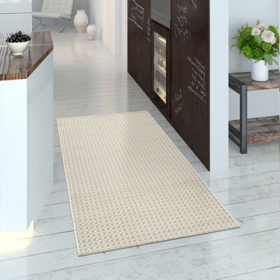 Paco Home In- & Outdoor Flachgewebe Teppich Sisal Optik Natürlicher Look Einfarbig Weiß 80x150 Cm Paco Home In- & Outdoor Flachgewebe Teppich Sisal Optik Natürlicher Look Einfarbig Weiß 80x150 Cm