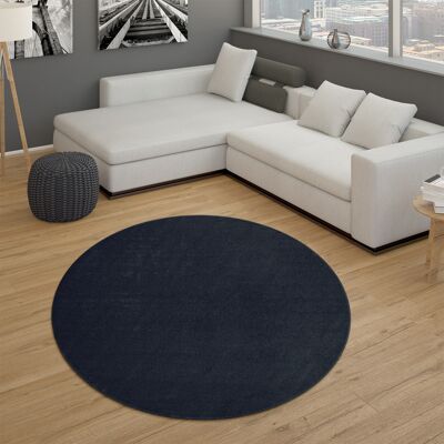 PACO HOME Porto 890 Navy runder Teppich - Teppich PACO HOME Porto 890 Navy runder Teppich - Teppich