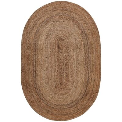BELIANI Teppich Demirci Beige 100 X 150 Cm Jute BELIANI Teppich Demirci Beige 100 X 150 Cm Jute