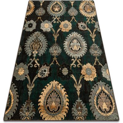 Łuszczów Wollteppich - Olivo Ornament Patyna Grün - Vintage 200x300cm Łuszczów Wollteppich - Olivo Ornament Patyna Grün - Vintage 200x300cm