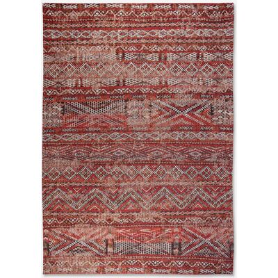 Louis de Poortere Antiquarian Kilim - Roter 140 x 200 cm - Antikes Geometrisches Design Louis de Poortere Antiquarian Kilim - Roter 140 x 200 cm - Antikes Geometrisches Design