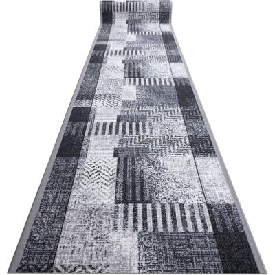 RugsX Rutschfester Läufer Grau 67x340cm RugsX Rutschfester Läufer Grau 67x340cm