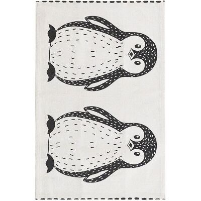 Beliani Kindergeschirr Pinguin Baumwoll-Teppich 60x90cm Beliani Kindergeschirr Pinguin Baumwoll-Teppich 60x90cm
