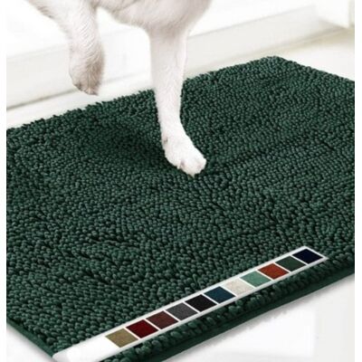 OEM Superabsorbierende Mikrofaser-fußmatte Für Hunde Geeignet Für Schlammige Pfoten Rutschfester Waschbarer Haustierteppich Schnelltrocknende Teppich Grün OEM Superabsorbierende Mikrofaser-fußmatte Für Hunde Geeignet Für Schlammige Pfoten Rutschfester Waschbarer Haustierteppich Schnelltrocknende Teppich Grün