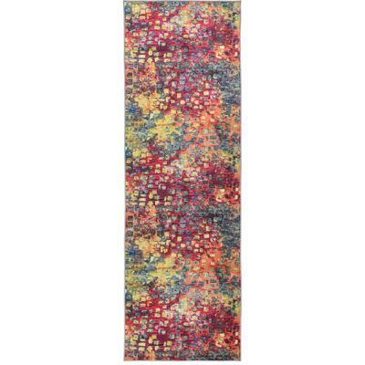 Vidaxl Rug Runner Lesaka Colourful 80 X 200 Cm Diamond Velvet Vidaxl Rug Runner Lesaka Colourful 80 X 200 Cm Diamond Velvet
