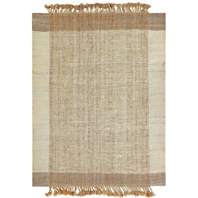 Beliani Jute Teppich - Beige, 160x230cm, Handgewebt Boho Stil Beliani Jute Teppich - Beige, 160x230cm, Handgewebt Boho Stil