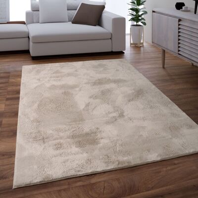 Paco Home - Teppich Wohnzimmer Kunstfell Shaggy Hochflor Waschbar In Waschmaschine Soft Uni Beige 140x200 Cm Paco Home - Teppich Wohnzimmer Kunstfell Shaggy Hochflor Waschbar In Waschmaschine Soft Uni Beige 140x200 Cm