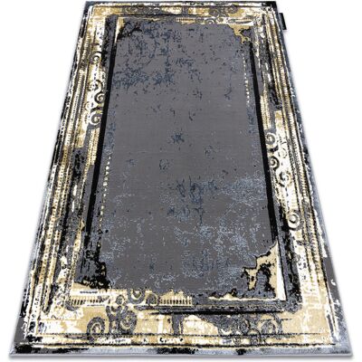 Dywany Łuszczów Modern DE LUXE Teppich 628 Ornament Vintage - Strukturell grau / gold 120x170 cm Dywany Łuszczów Modern DE LUXE Teppich 628 Ornament Vintage - Strukturell grau / gold 120x170 cm