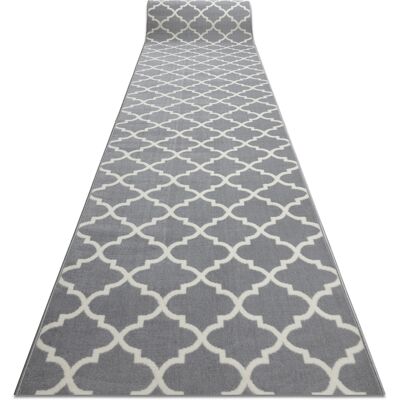 RUGSX Läufer Bcf Morad Trelis Marokkanisches Spalier Grau / Creme 120 Cm Grey 120x340 Cm RUGSX Läufer Bcf Morad Trelis Marokkanisches Spalier Grau / Creme 120 Cm Grey 120x340 Cm