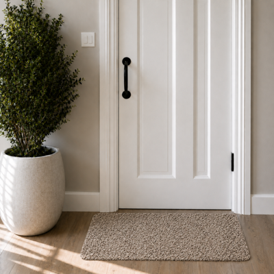 VIVOL Trockenlaufmatte / Fußmatte - Aquastop - Beige - 100 X 60 Cm - Baumwolle Mit Hoher Wasseraufnahme & Antirutsch-unterseite VIVOL Trockenlaufmatte / Fußmatte - Aquastop - Beige - 100 X 60 Cm - Baumwolle Mit Hoher Wasseraufnahme & Antirutsch-unterseite