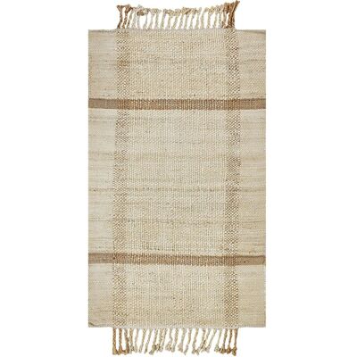 Beliani Jute Teppich - 80x150cm - Rechteckig Boho Stil Beliani Jute Teppich - 80x150cm - Rechteckig Boho Stil