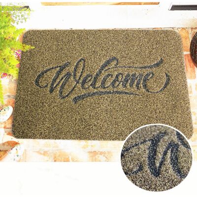 JUTE Fußmatte Aus Polyesterfaser, Rutschfeste Outdoor-matte Für Innen- Und Außeneingänge JUTE Fußmatte Aus Polyesterfaser, Rutschfeste Outdoor-matte Für Innen- Und Außeneingänge