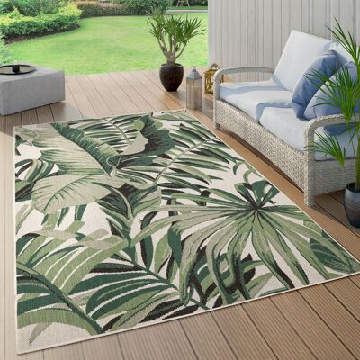 Paco Home Outdoor Teppich Wetterfest Balkon Palmen Dschungel Florales Boho Muster Grün 240x340 Cm, Grün 10 Paco Home Outdoor Teppich Wetterfest Balkon Palmen Dschungel Florales Boho Muster Grün 240x340 Cm, Grün 10